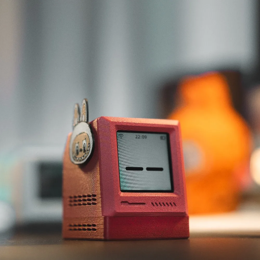 Robot de escritorio ESP32-S3MAX, Robot de Chat Retro personalizable DIY, Robot de reconocimiento de diálogo por voz, regalo de impresión 3D, asistente de voz - imagen 3