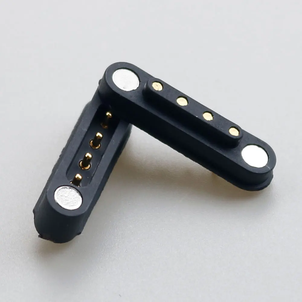 Conector magnético Pogo, 1 piezas, 4P, 4 posiciones, paso de 3,0 MM, con resorte, macho, hembra - imagen 4