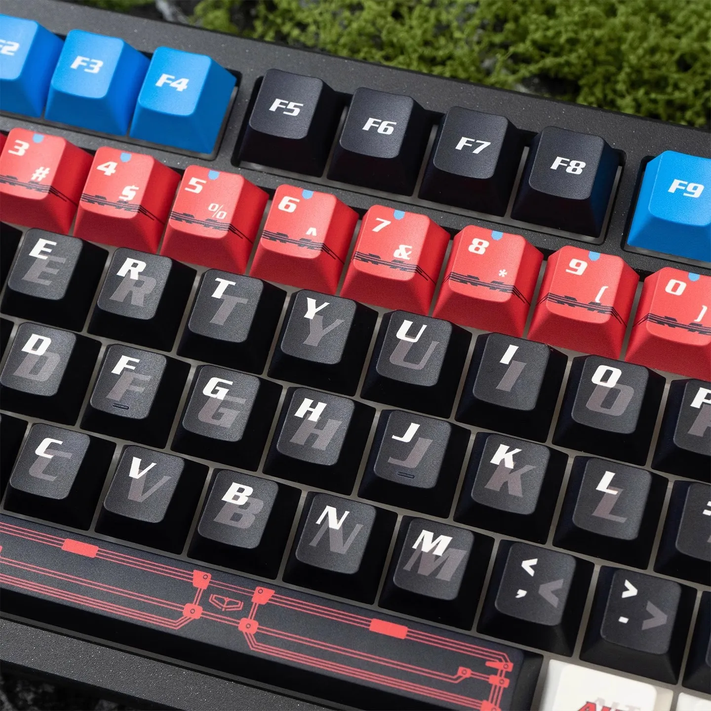 GMK valiente guerrero mecánico 132 teclas PBT tinte subcama teclas perfil de cereza con 2.25U 2.75U 3U 7U barra espaciadora ISO Enter - imagen 4