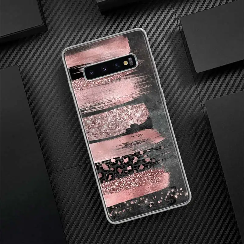 Hermosa caja del teléfono de la llamada del silicio de la imagen de Rose Bling para Samsung Galaxy S23 S24 S25 Ultra S21 Plus S20 FE S22 S10 + cubierta del borde F - imagen 3