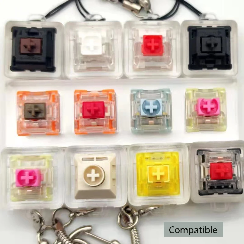 1 unidad de teclas de teclado mecánico DIY, bonitas tapas de teclado de resina con forma de queso, cubierta de llave de eje transversal, accesorios de repuesto - imagen 5