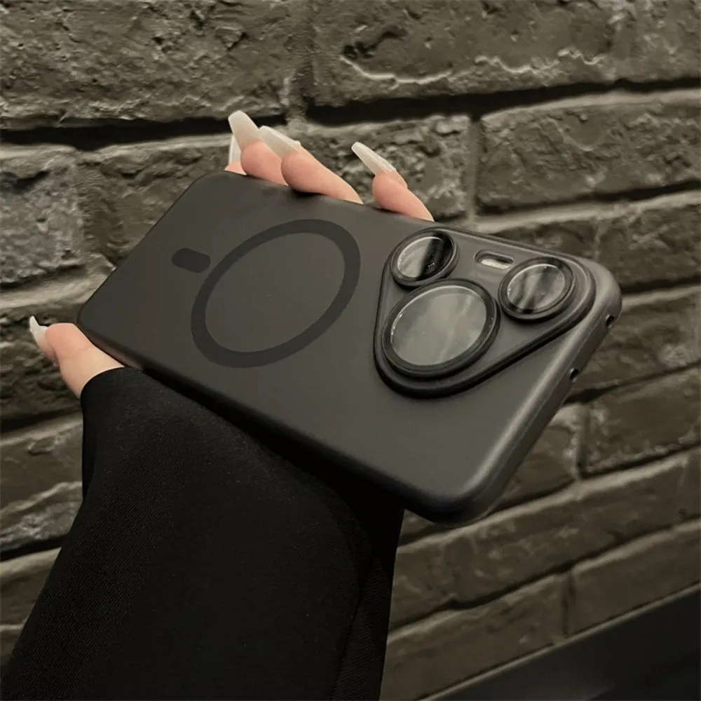 Fundas ultrafinas mate para Magsafe para Huawei Pura 80 70 P80 P70 Pro Plus Ultra Mate70 funda dura translúcida magnética Original - imagen 5