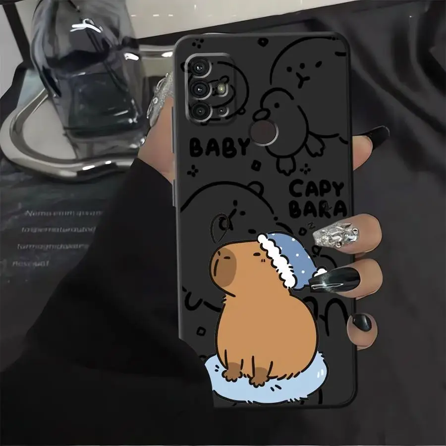 Funda para Motorola Mot G22 Edge40 G60s G60 G52 Edge 20 Pro 30 Lite G32 G53 G30 G51 G73 G71 G50 funda negra suave para teléfono G31 - imagen 3