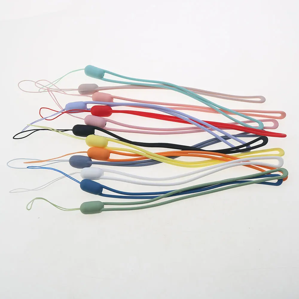 JCD correas de muñeca de silicona, cordones para teléfono móvil, bonitos dijes, correa para teléfono móvil, correa para llaves de cámara, cordón - imagen 4