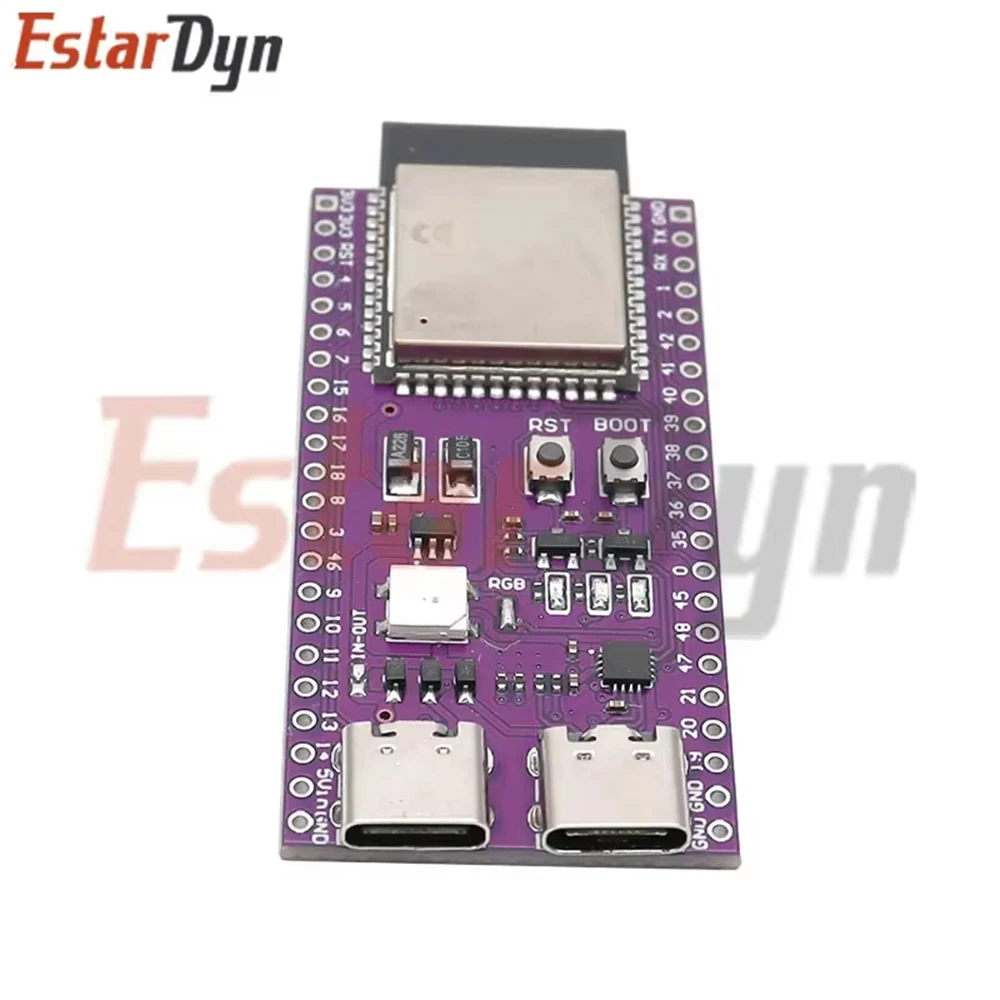 Placa de desarrollo dual USB tipo C ESP32-C3/S3 AI-C3/AI-S3, 16MB Flash 8MB RAM, módulo de kit de desarrollo IoT WiFi Bluetooth - imagen 3