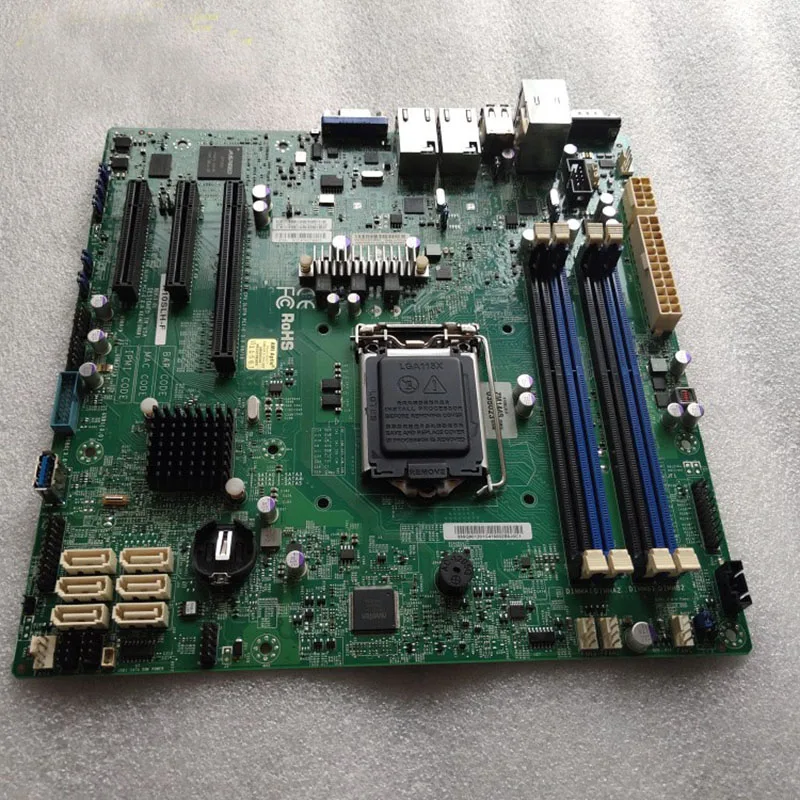 Placa base microATX de servidor X10SLH-F LGA 1150 C226 compatible con E3-1200 v3/v4 DDR3 PCI-E 3,0 6 SATA3.0 perfecto probado - imagen 3