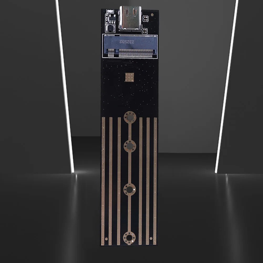 Placa elevadora M.2 a USB 3,1 tipo C, adaptador convertidor de 10Gbps y 6Gbps SATA/NVME SSD a USB 3,1 tipo C para SSD 2230 2240 2260 2280 M2 - imagen 3