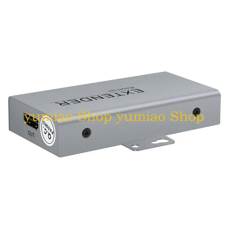 Repetidor extensor compatible con 587B 1080P 50m para 6 para Cable 5E con función POE transmisor Rj45 RX Tra - imagen 3