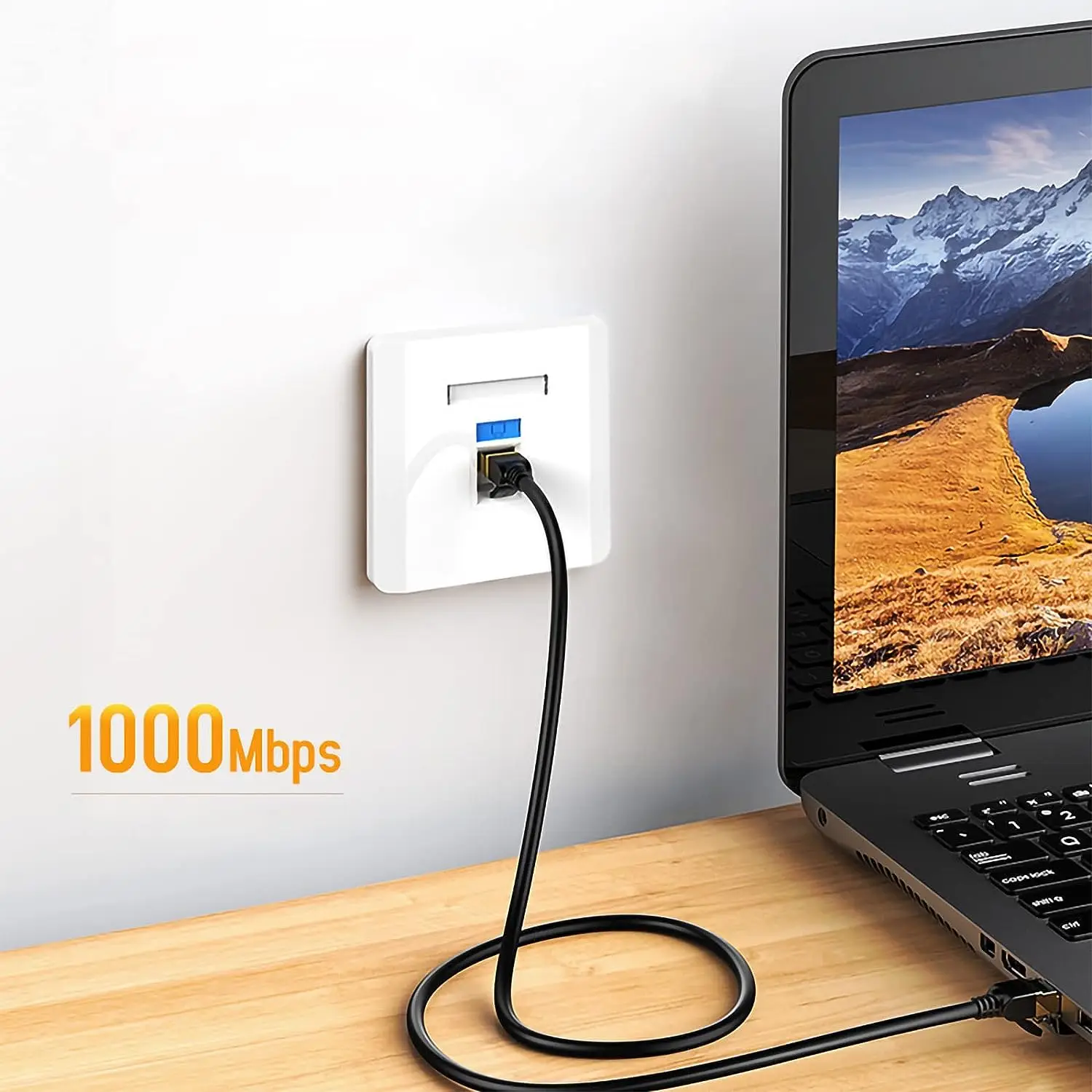 ZoeRax 10 Uds Cat6 Keystone Jack, conector perforador Ethernet, adaptador de pared acoplador de módulo de 90 grados, Compatible con Cat5/5e/6 - imagen 5