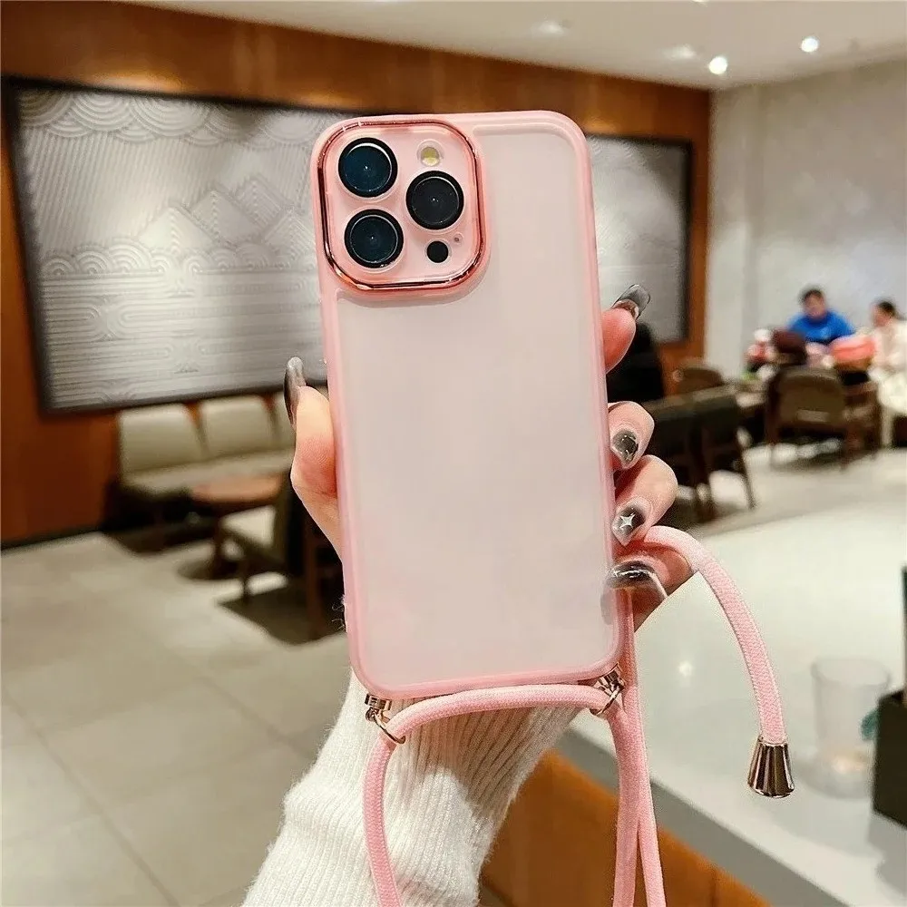 Funda de teléfono con cadena y cordón para collar cruzado, cubierta protectora de lente para Honor X9C X9D X9A X9B X8A X8B X8C X7B X7C X7D X6A X6B X6C - imagen 3