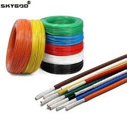 Cable de PTFE UL1332 de 1m, aislamiento FEP AWG 30 28 26 24 22 20 18 16 14 13 12 11 10, Cable de cobre estañado de alta temperatura para impresora 3D