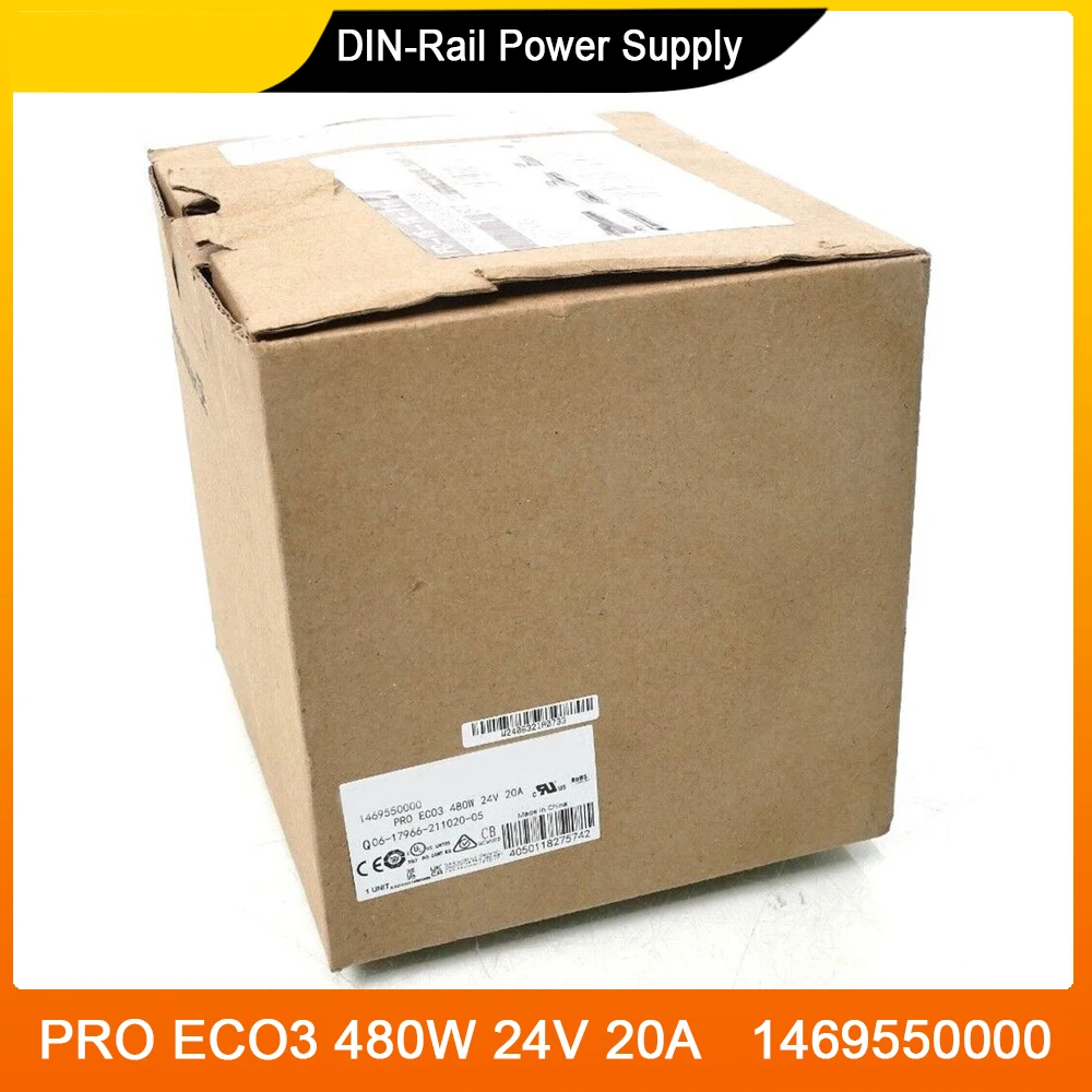 Nuevo Power de carril trifásico PRO ECO3 480W 24V 20A 1469550000 Fuente de alimentación en carril DIN para Weidmuller - imagen 2