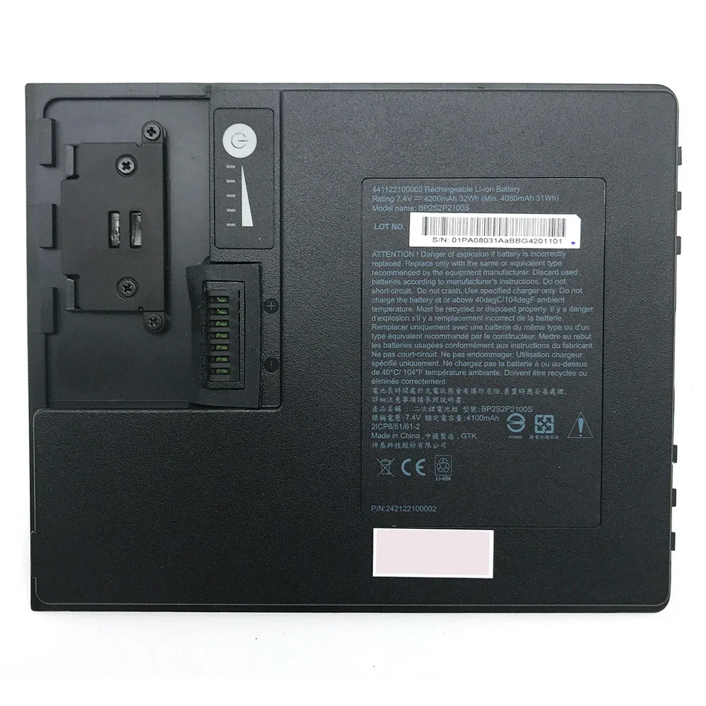 Nueva batería Original para ordenador portátil BP2S2P2100S 7,4 V 32Wh para Getac T800 G2 Tablet PC resistente 441122100002 242122100002 etc. - imagen 4