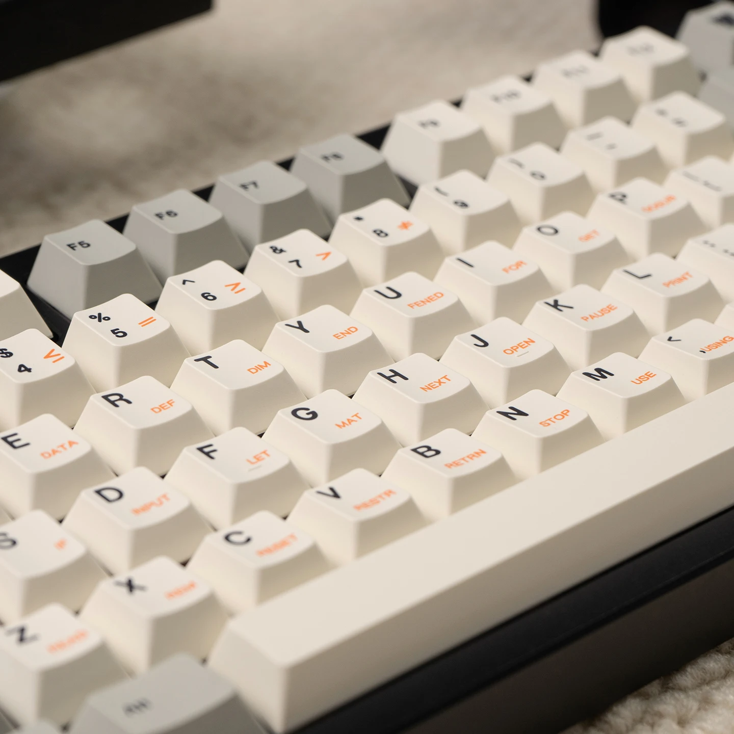 143 teclas Retro Gate PBT Keycaps Dye-Sub Cherry Profile Keycaps juegos de teclas personalizadas japonesas para teclado mecánico MX - imagen 5