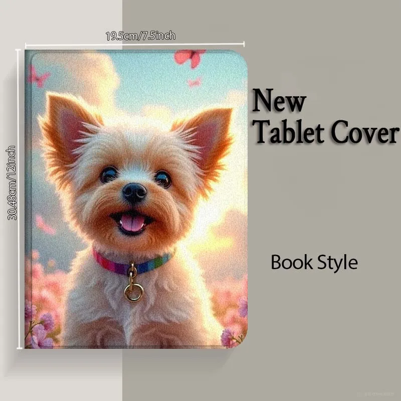 Lindo patrón de arte de perro mascota para Lenovo Xiaoxin Pad Pro Tab M10 K10 Plus 3. ° Y700 Gen 11 11,2 11,5 12,7 8,8 pulgadas funda para tableta - imagen 5