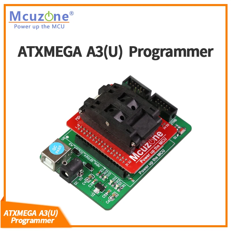 USB AVR ATXMEGA64A3 ATXMEGA64A3U ATXMEGA256A3U ATXMEGA256A3 ATXMEGA128A3 ATXMEGA128A3U adaptador programador PDI JTAG