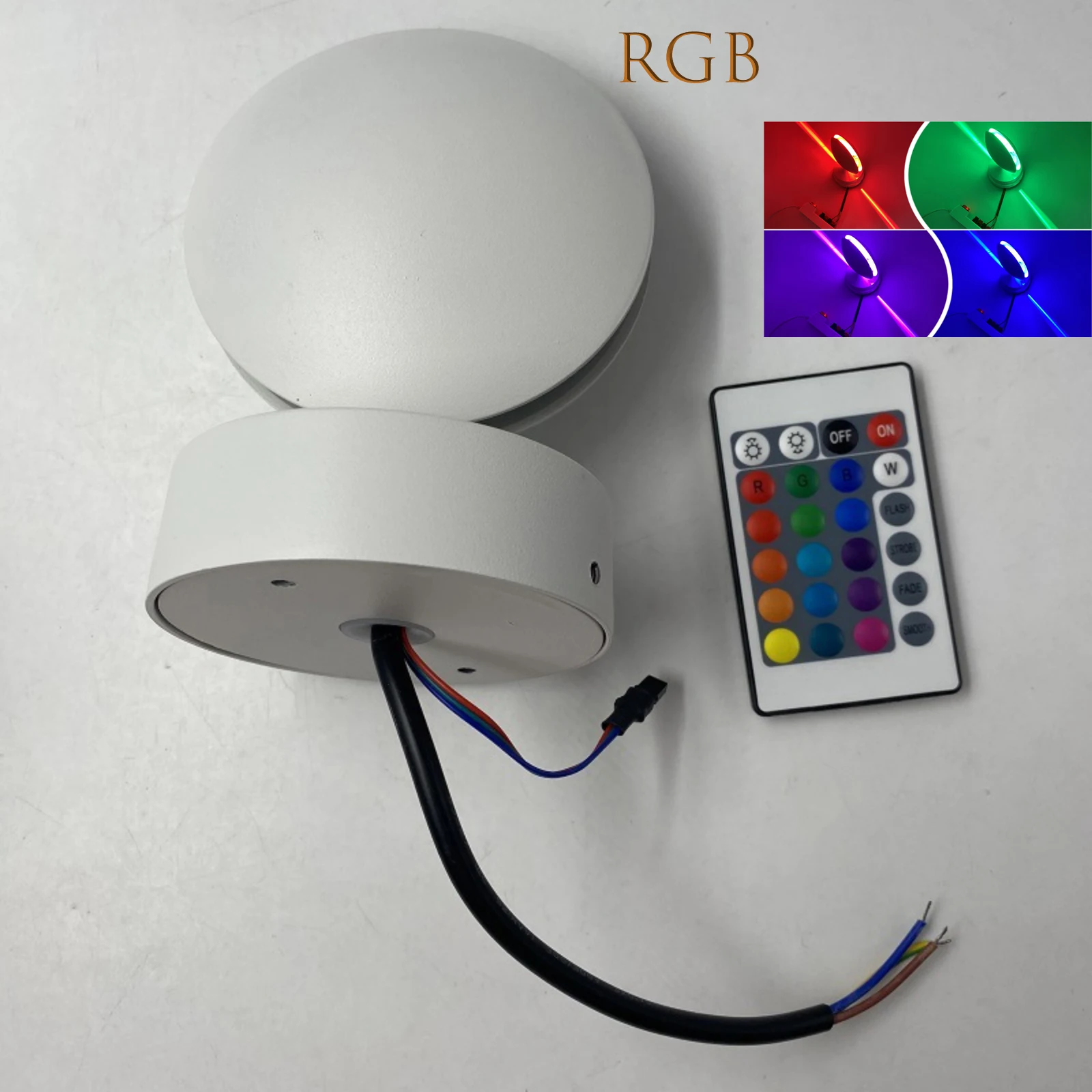 Lámpara de pared LED, luces de alféizar de ventanas, 10W, blanco/blanco cálido/RGB, marco de puerta de casa, pasillo, balcón, garaje, iluminación decorativa para Hotel - imagen 4