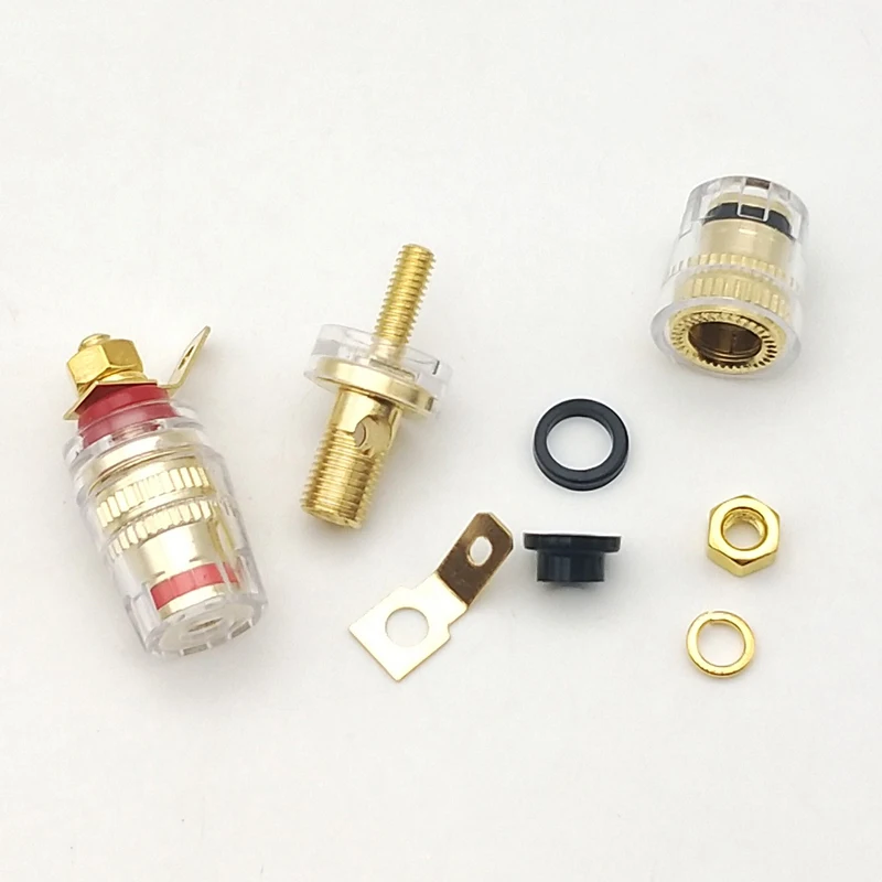 1PCS Speaker Terminal Binding Post 4mm Banana Plug Socket Low Frequency Amplifier Connector for Loudspeakers ﻿ - imagen 3