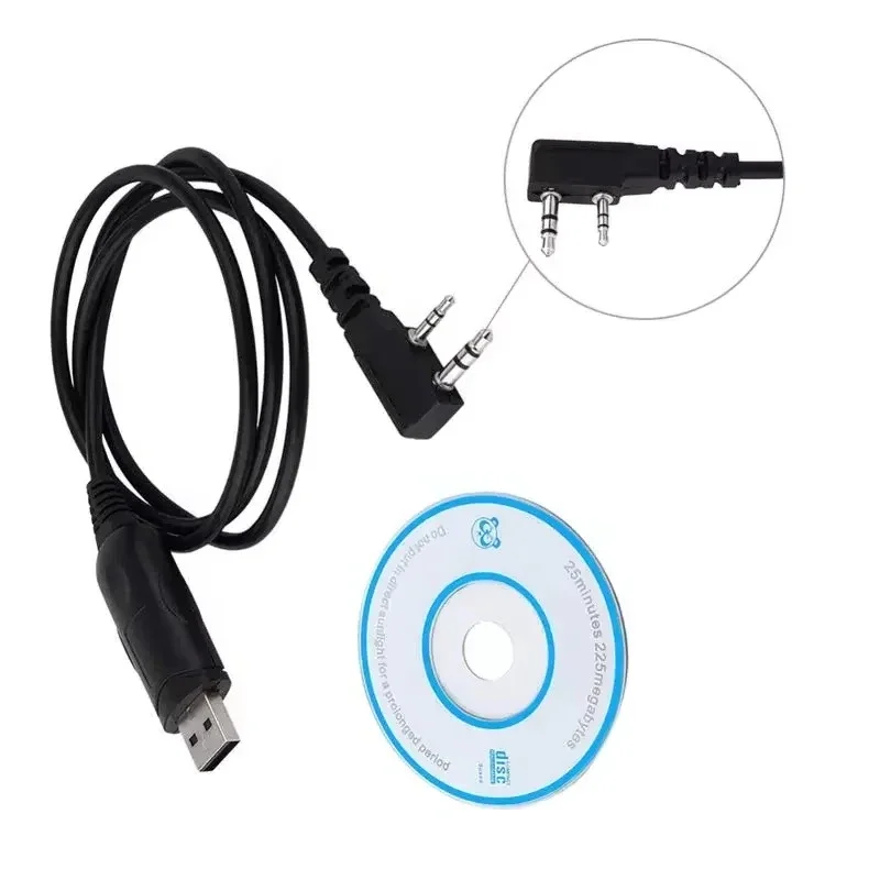 Baofeng UV-5R Cable de programación USB línea de frecuencia de escritura para UV3R UV5R UV82 888S para RT5R H777 Kenwood Radio portátil - imagen 2