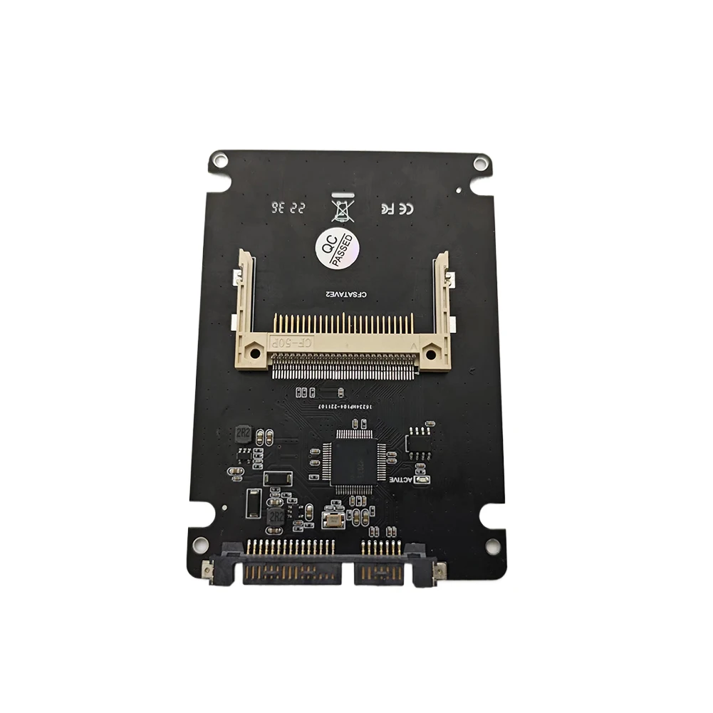 Convertidor de disco duro CF de 50 pines a 2,5 SATA de 22 Pines, compatible con tarjeta adaptadora CF I/II CF a SATA de 2,5/3,5 pulgadas para ordenador portátil y de escritorio