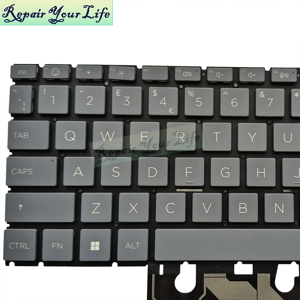 Teclado latino GB del Reino Unido para HP 15-FC 15-FD 15Z-FC 15T-FD 15-fc0000, teclados para portátiles españoles Euro LA N32714-161 N32714-031 - imagen 3