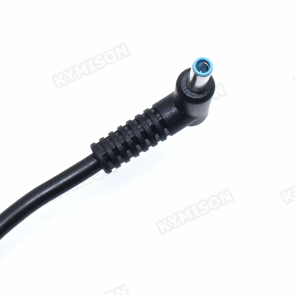 Cable de enchufe para cargador de energía CC 4,5x3,0, conector de ángulo recto con pin para adaptador de ordenador portátil Hp Envy, conector CC de 4,5x3,0mm - imagen 2