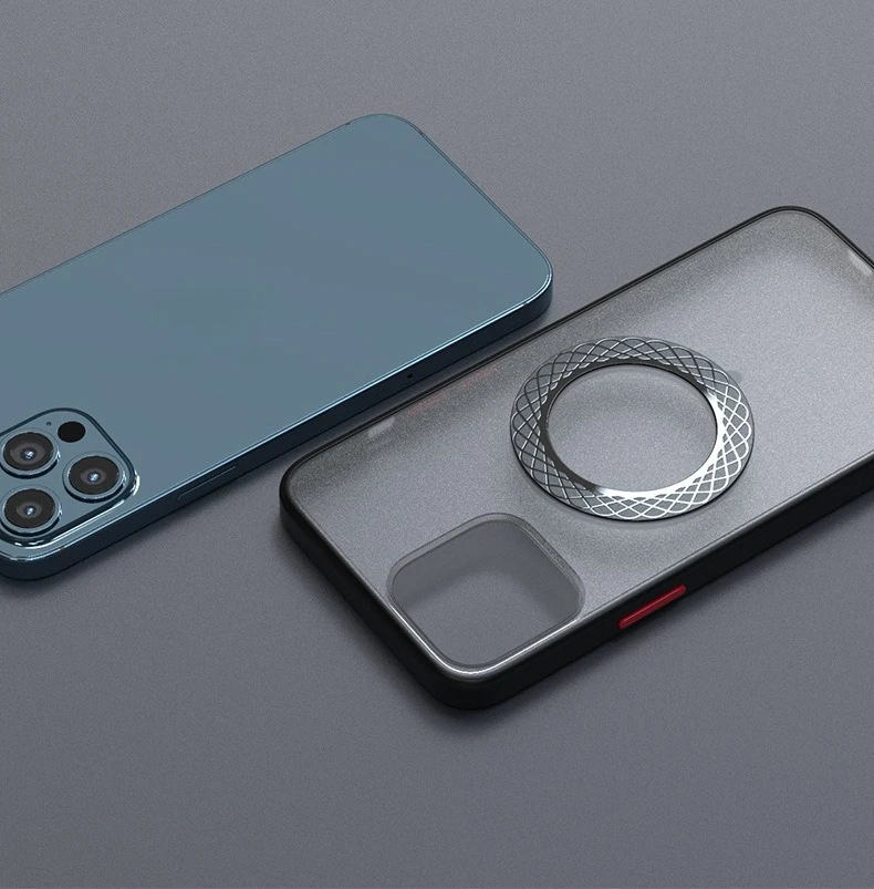 Anillo de placa magnética, pegatina de hoja de hierro, soporte magnético para teléfono de coche para cargador inalámbrico Magsafe para IPhone, Huawei, Samsung, Xiaomi