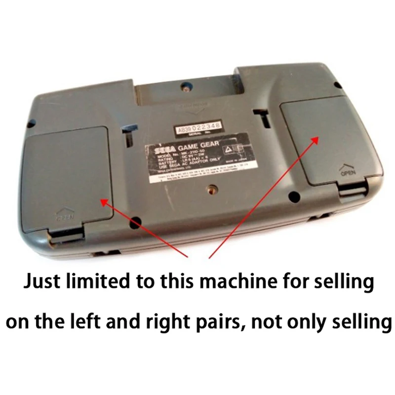 Cubierta de puerta de batería para GameGear GG, tapa de batería AA izquierda y derecha, accesorios de juegos, nuevo juego, 1 Juego - imagen 4