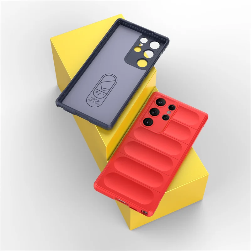 Para Samsung Galaxy S24 Ultra funda protectora de goma de silicona TPU funda anticaída Samsung S24 S23 Ultra funda Samsung S24 Ultra - imagen 3