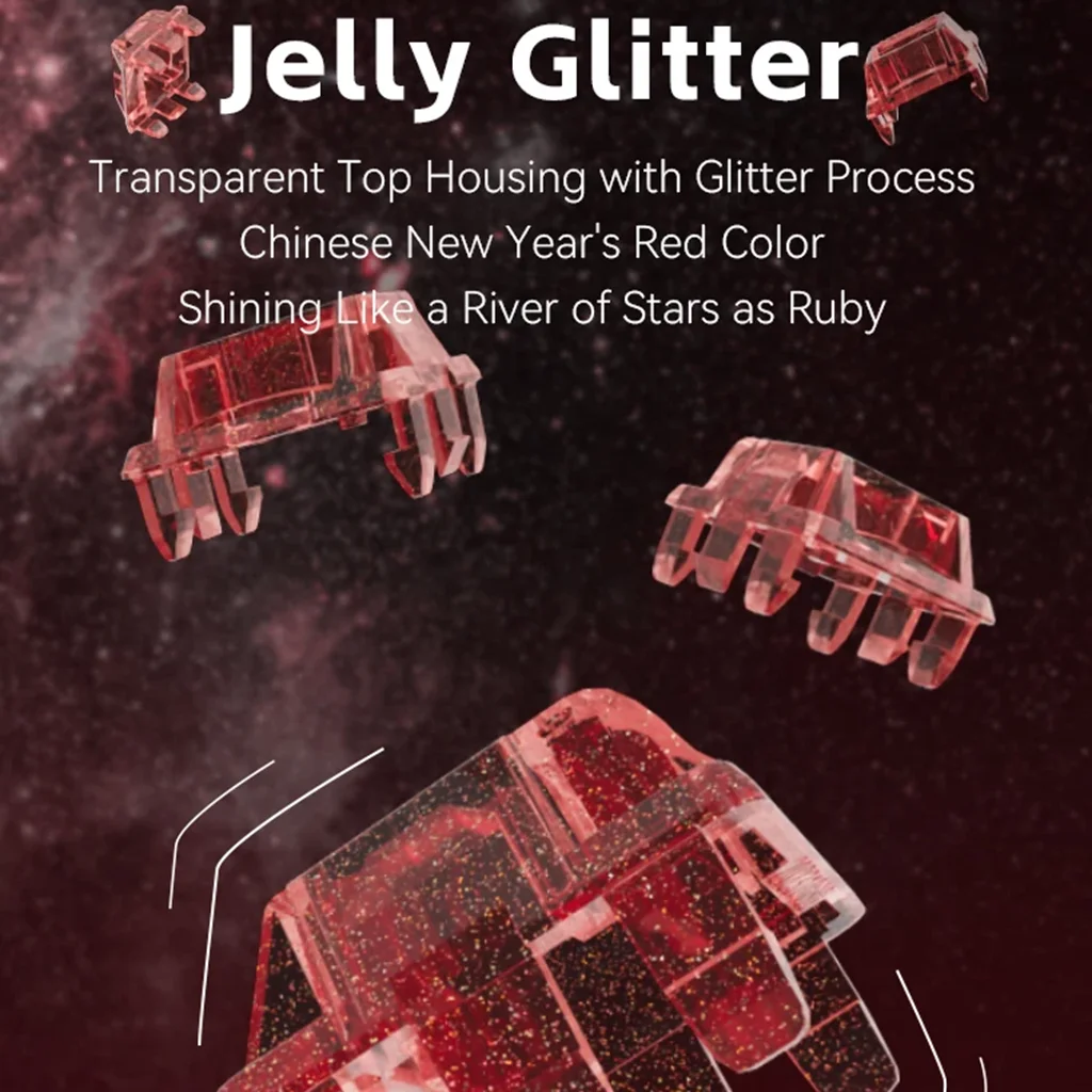 GATERON-interruptor magnético de Jade y rubí, edición limitada, configuración libre, efecto Sensor Hall de previaje, teclado magnético, interruptores para juegos - imagen 3