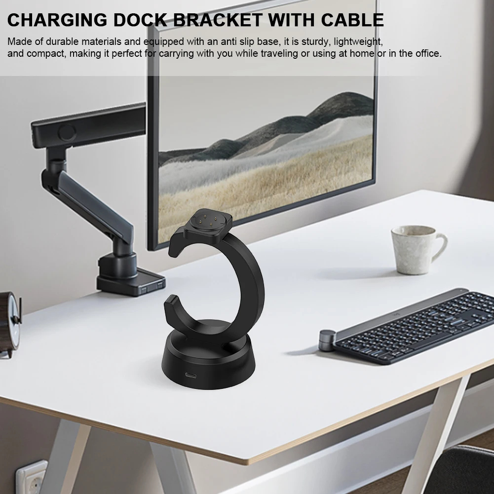 Base de carga con Cable tipo C para Google Pixel Watch 3, Watch 2, Fitbit ACE LTE, soporte de carga para Fitbit Sense, Sense 2 - imagen 3