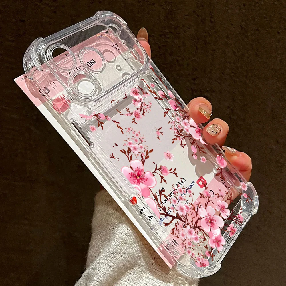 Funda de flores a prueba de golpes para Samsung Galaxy A56 5G A16 A17 A55 A15 A06 A07 A36 A35 A26 A14 A54 A53 A52 A33 A32 A23 A25 A05S - imagen 5