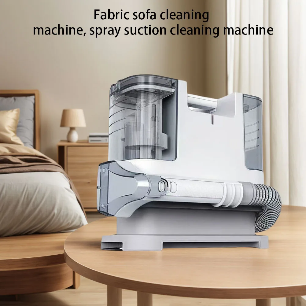 Máquina limpiadora de alfombras, máquina limpiadora de tapicería, potente succión, máquina de limpieza de puntos profundos, 2 cabezales para muebles de tapicería - imagen 2