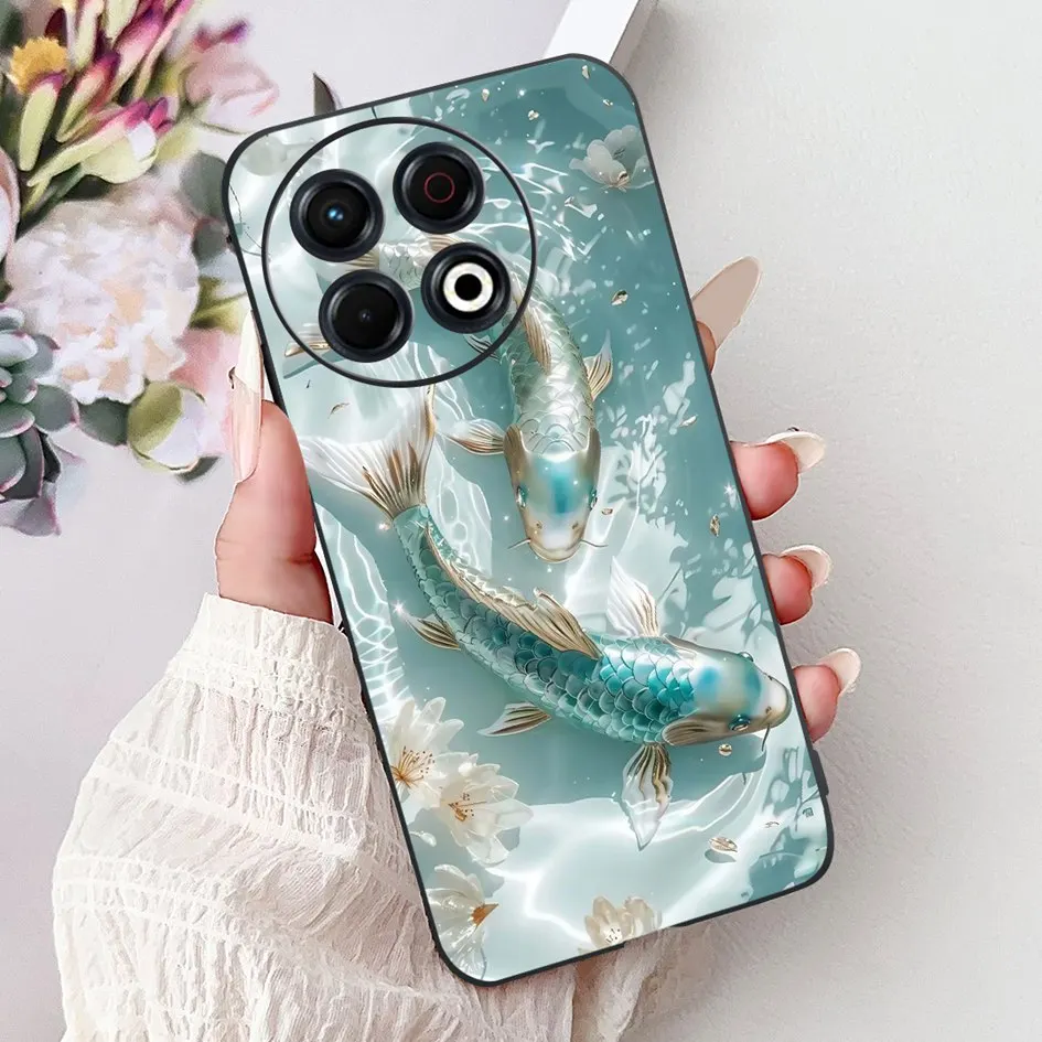 Para Tecno Spark 30 4G funda KL6 moda mariposa amor corazón funda trasera de silicona suave para Tecno Spark 30 Pro KL7 funda de teléfono - imagen 3