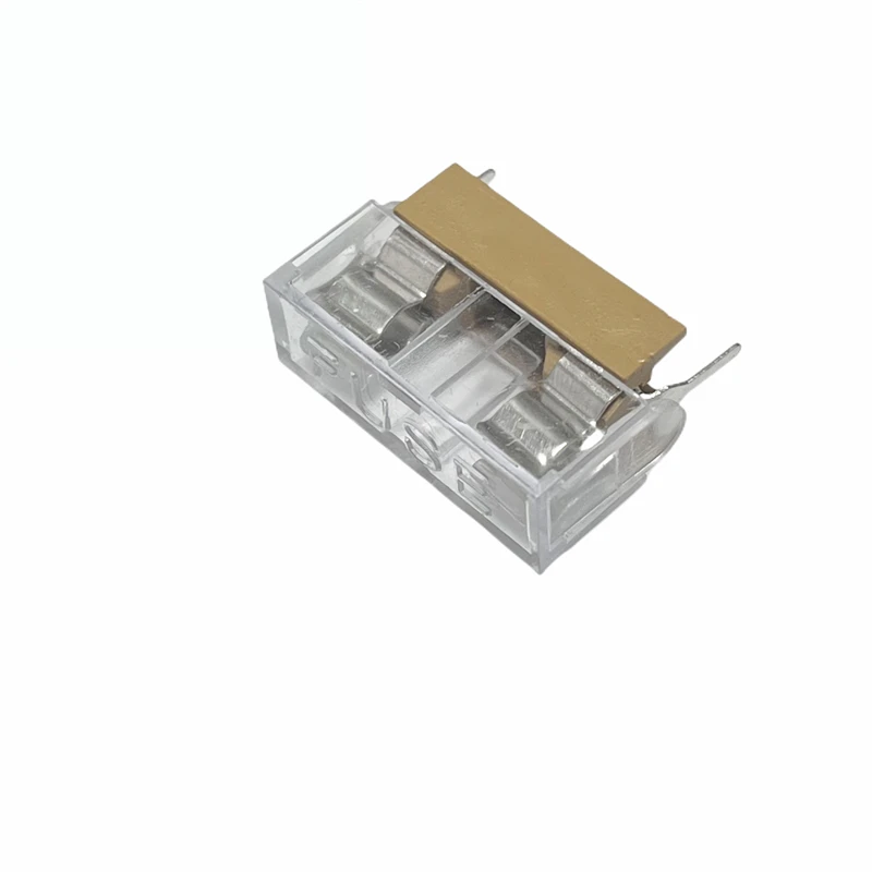 Portafusibles de vidrio 5x20mm con cubierta transparente - fiable