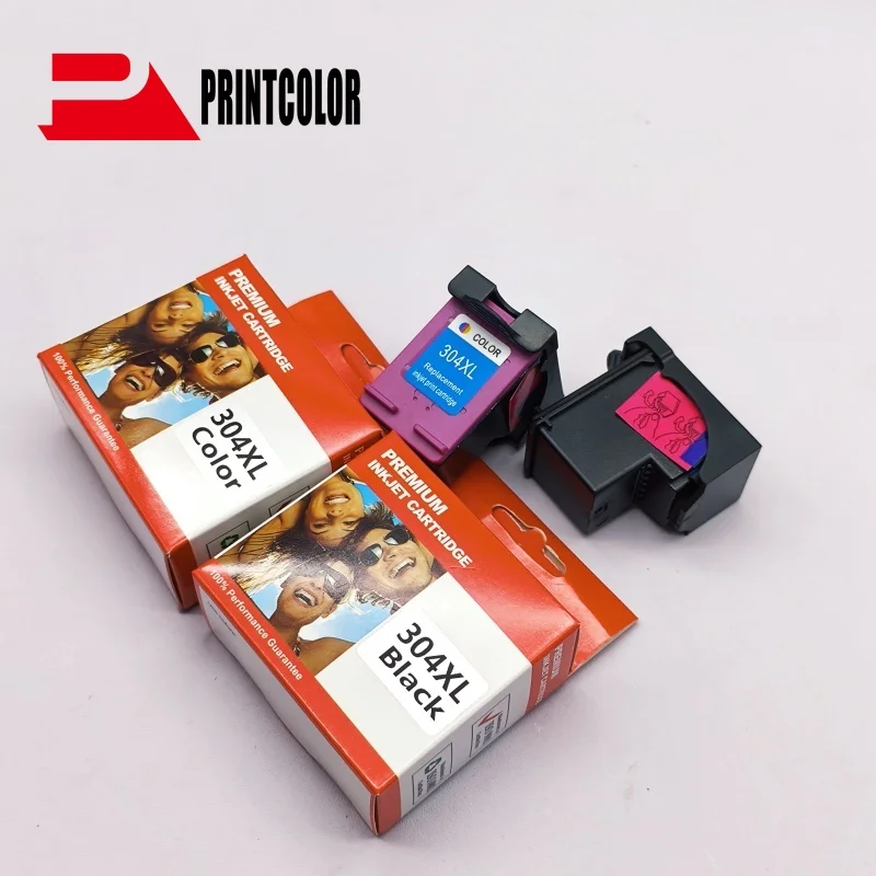 Cartuchos de tinta compatibles con impresoras HP 304 XL Envy 5010 5020 5030 5032 Deskjet 2620 2622 2630 2632 3720 3730 3764 - imagen 2