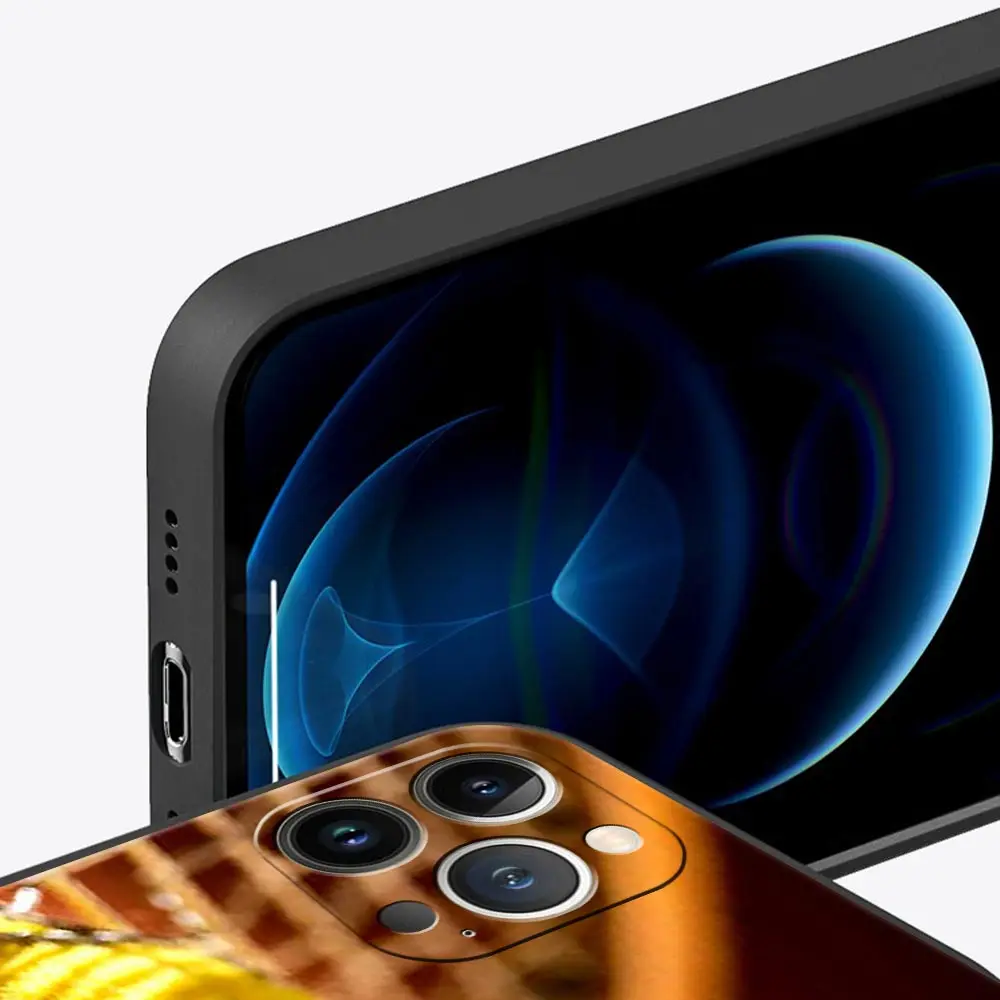 Funda de teléfono de lujo deportiva con pelota de tenis para Apple iPhone 16 11 15 14 Pro MAX 12 13 7 8 Plus X XR XS SE, funda negra de silicona - imagen 4