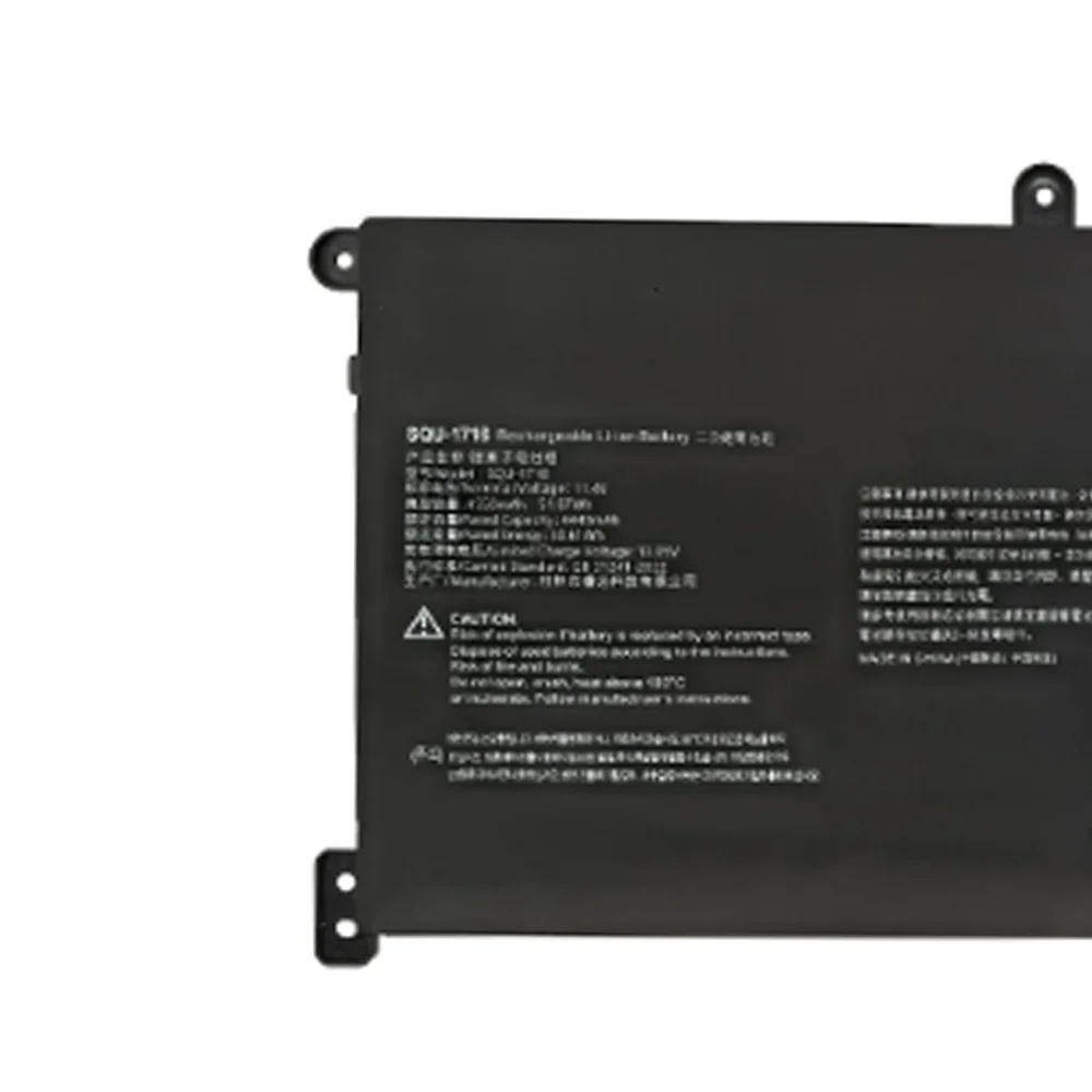 SQU-1716 11,4 V 51.87Wh 4550mAh batería Original genuina para ordenador portátil SQU-1717 para Hasee KINGBOOK U65A QL9S04 916QA107H 916QA108H 3ICP6 - imagen 4