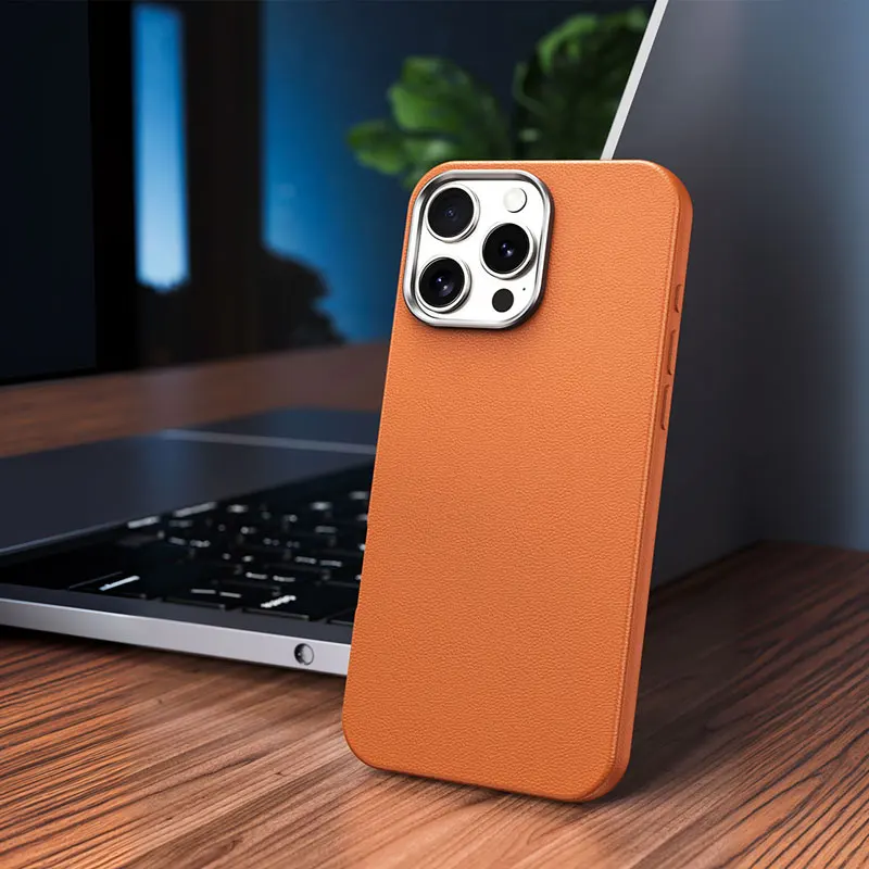 Funda de teléfono de silicona marrón naranja desierto para iPhone 16 Pro Max 15 Plus 14 13 12 11 16Pro 15Pro 14Pro accesorios de cubierta mate - imagen 2
