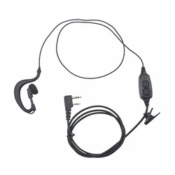 Baofeng Auricular PTT con Micrófono Oculto para UV-5R/UV-82