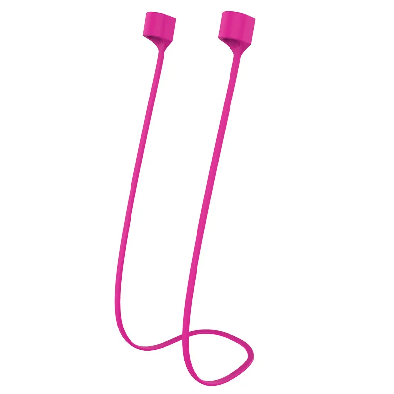 Cable de soporte de cuerda de silicona antipérdida, soporte de correa para auriculares, Cable de cuello para AirPods 1, 2, 3 Pro String - imagen 3
