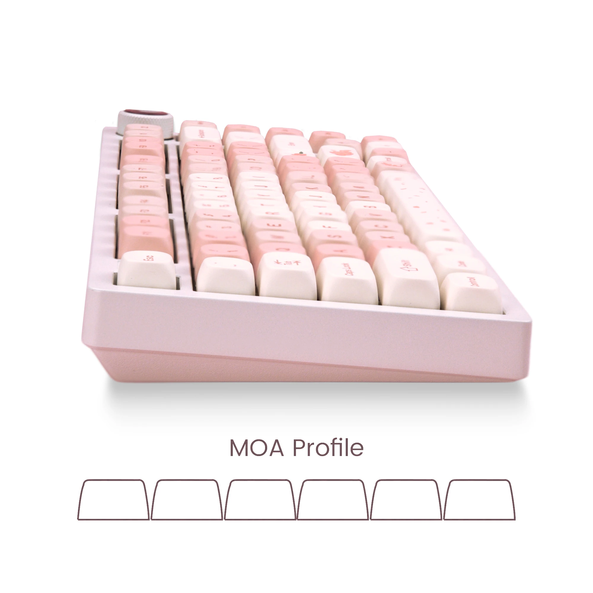 Teclas XVX MOA, teclas de cereza rosa/sakura, teclas personalizadas para 75 por ciento de sublimación de tinte, juego de teclas de teclado de 140 teclas - imagen 5