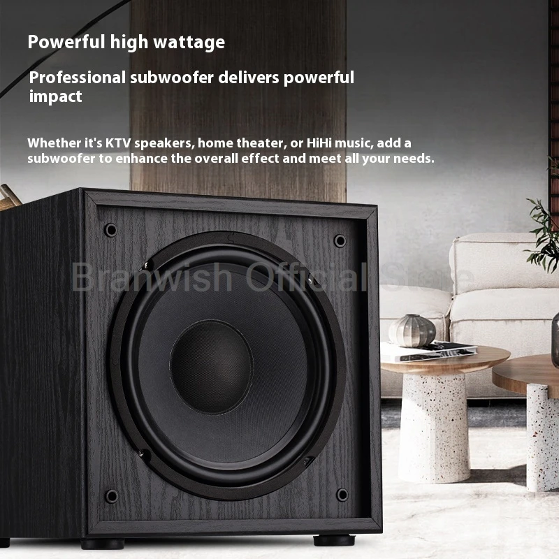 Altavoz Subwoofer activo de 200W y 10 pulgadas, altavoz HiFi Fever Home, Audio de cine en casa de alta potencia, súper subwoofer, caja de Audio de alta fidelidad - imagen 3