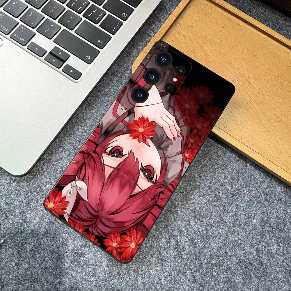 T-TETO K-Kasane funda de teléfono de Anime para Samsung S 24 Fe 25 Ultra Plus 20 Lite 21 30 22 23 24 22 Ultra 5G Fundas - imagen 4