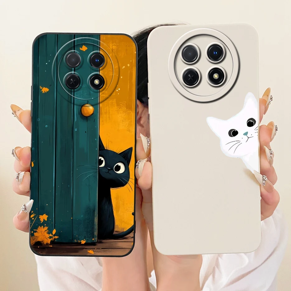 Para Huawei Nova Y91 funda STG-LX1 STG-LX2 lindo gato pato cubierta de dibujos animados suave TPU funda de teléfono para Huawei Nova Y91 NovaY91 Fundas bolsas - imagen 5