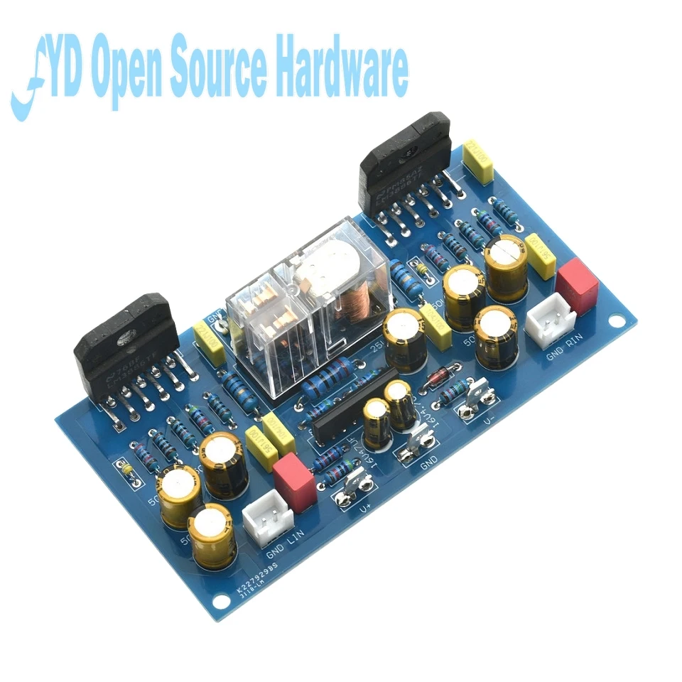 LM3886 de doble canal con piezas de placa amplificadora de potencia de protección de bocina/placa vacía PCB terminada