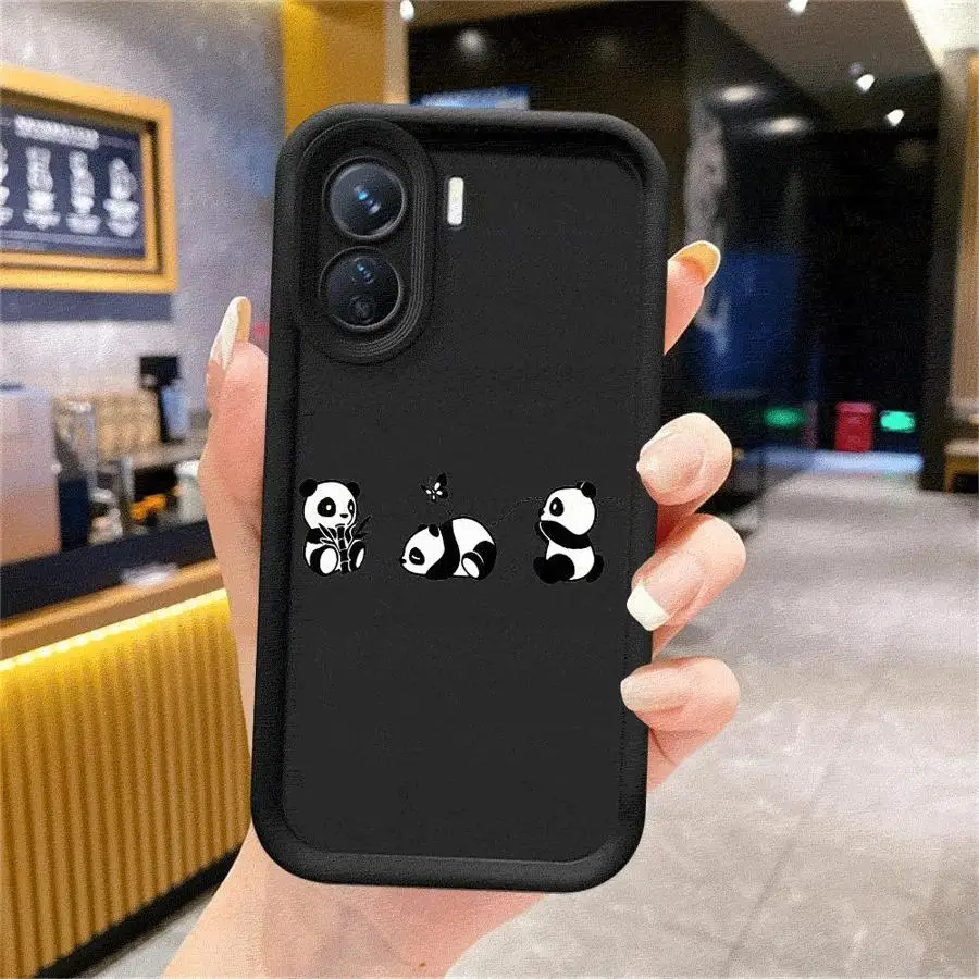 Bonita funda de teléfono Panda para Redmi 12, 4G, 12C, 13C, 4G, 5G, Poco X3, NFC, X3 Pro, C50, C51, C61, A1, A2 Plus, A3, A3x, mate - imagen 5