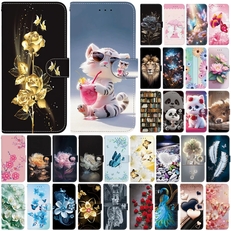 Para Samsung A32 A52 5G Funda tipo billetera Funda de teléfono para Funda Samsung Galaxy A52s A32 A22 A12 5G Funda de cuero de moda - imagen 2