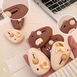 Cúter de Bolsillo Kawaii Aguacate para Manualidades y Papelería