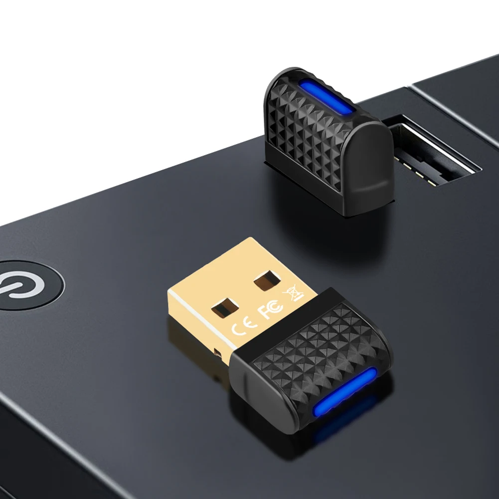 Adaptador USB Bluetooth 5,4 transmisor Dongle Plug and Play receptor transmisor inalámbrico BT para teclado/ratón/auriculares/altavoz